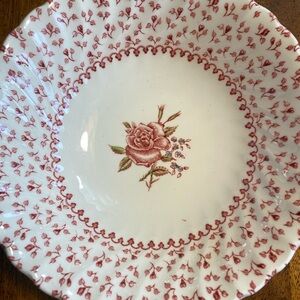 1 Johnson Brothers Rose Bouquet  6 1/8” Coupe Cereal Bowl